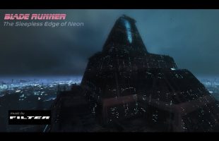 Blade Runner|THE SLEEPLESS EDGE OF NEON| music/visual AMBIENCE for work study & relaxation – 8 Hours