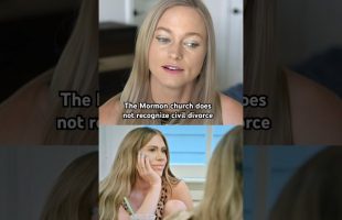 The Mormon church does NOT honor civil divorce—you’re still going to be married in the afterlife 🤯