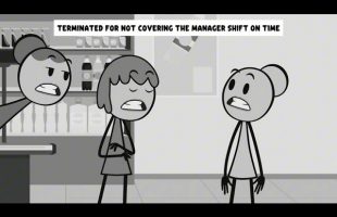 Terminated for not covering the manager shift on time