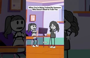 When you’re being by someone who doesn’t want to train you #animations #manager
