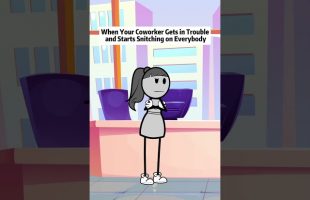 When your coworker gets in trouble and starts snitching on everybody #animations #manager