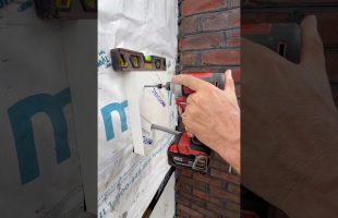Mounting An Electrical Box On Uneven Stone? Use This PVC Trick!