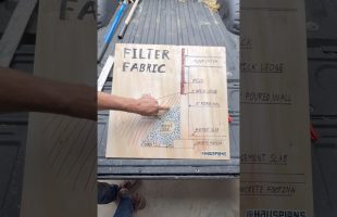 How Filter Fabric Works Around Foundations