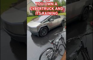 You own a Cybertruck and it’s raining. #shorts #cybertruck #tesla