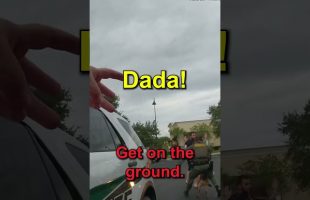 Man Uses His Baby As A Human Shield Against Police
